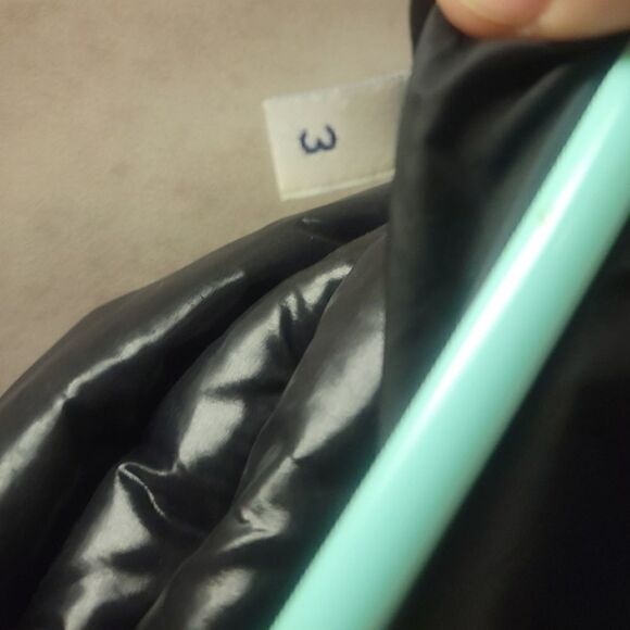 Moncler Ladies Magritte Black Diamond Quilted Down Puffer Jacket size 3 M/L - Picture 12 of 13